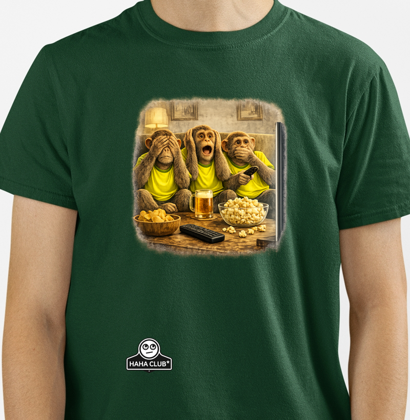 Camiseta Três Macacos Torcedores