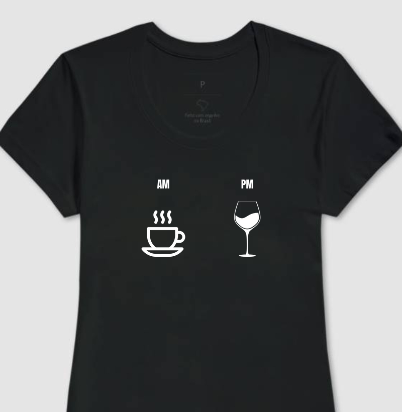 Camiseta Feminina AM PM 