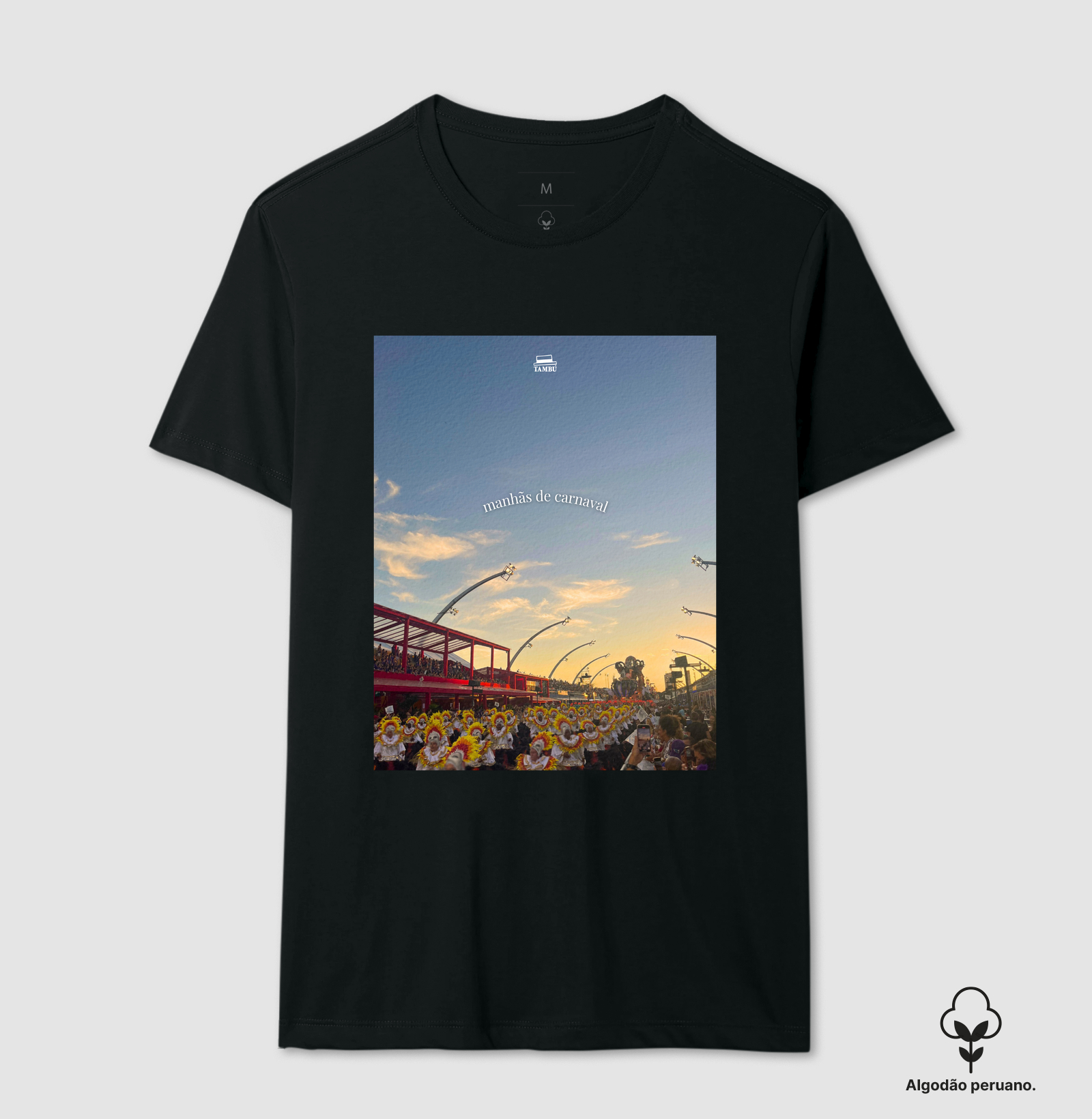 Manhãs de Carnaval III - Camiseta Algodão Peruano