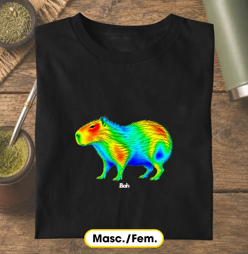 Aerodinâmica de uma Capivara - Camiseta