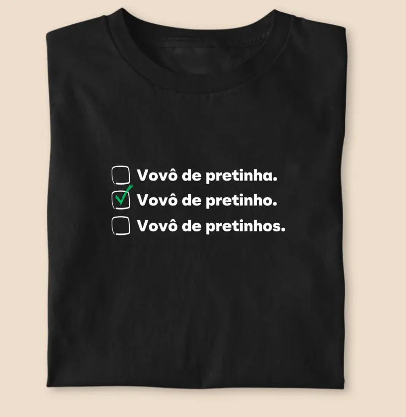 Vovô de pretinho