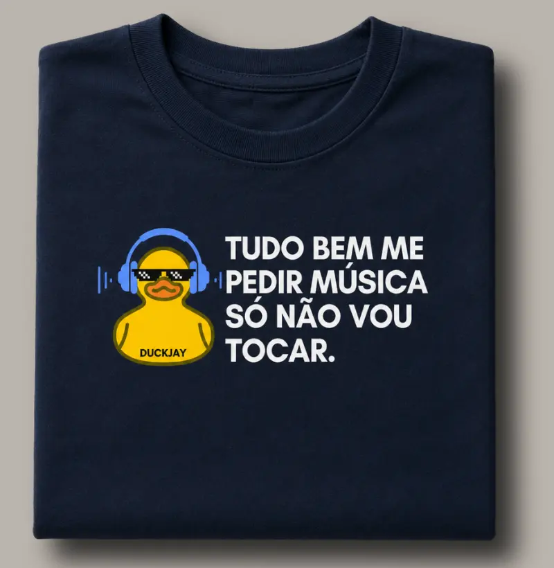 Tudo bem me pedir música, só não vou tocar!