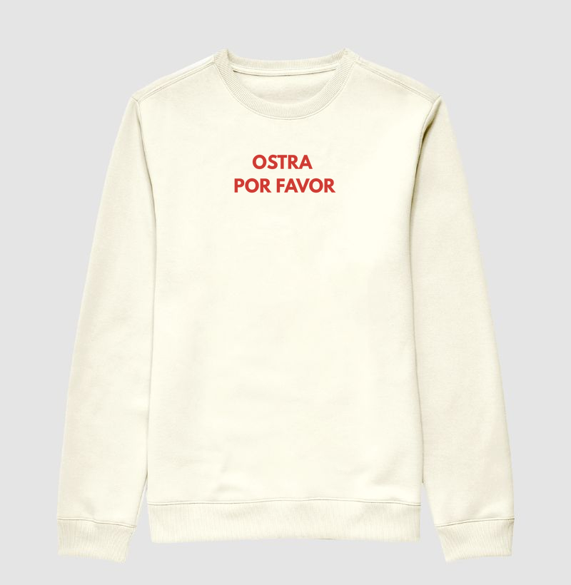 Moletom Ostra Por Favor Vermelho