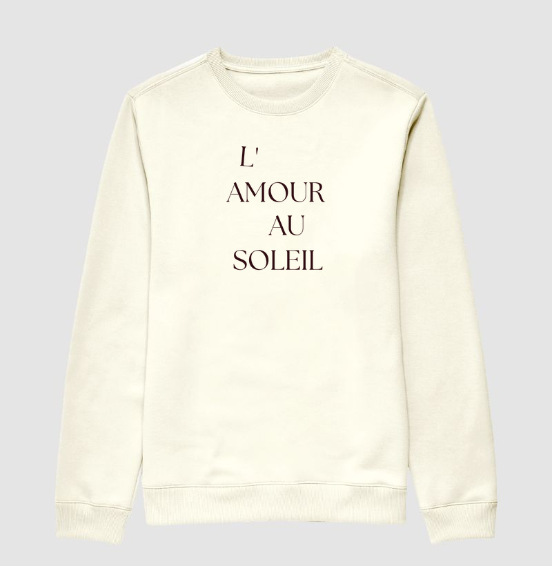 Moletom L'amour au Soleil Vinho
