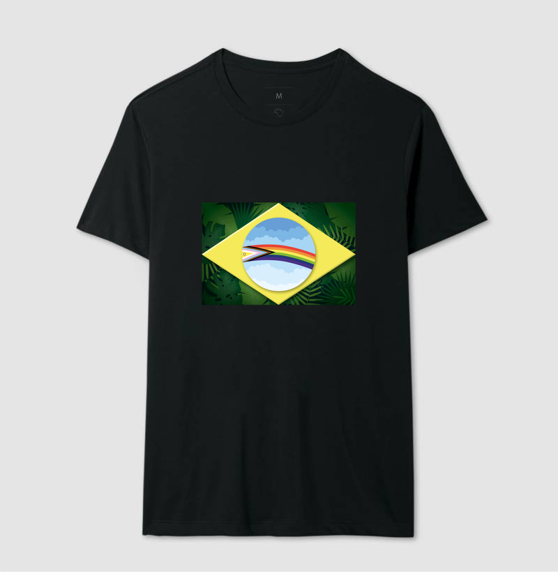 Bandeira Brasil lgbtqia+