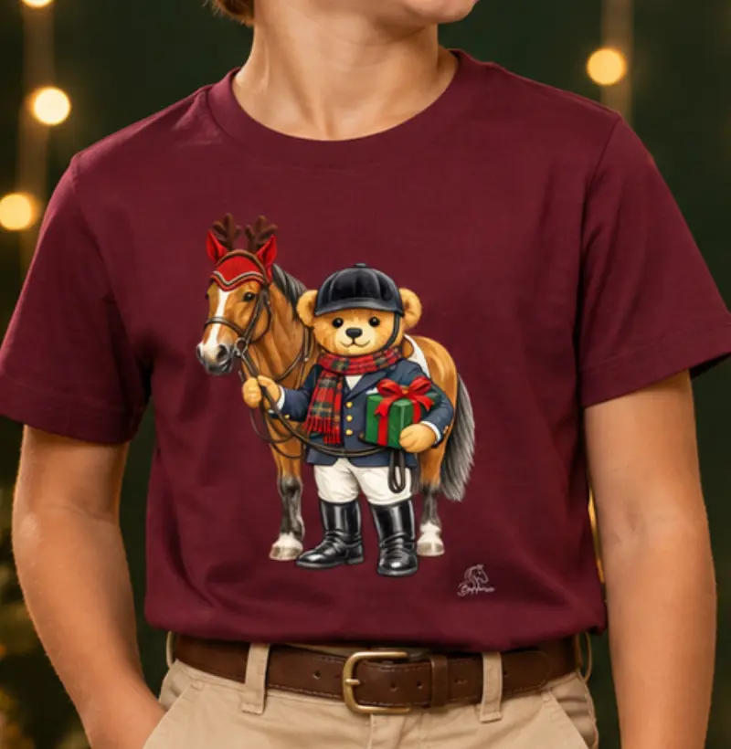 Bear de Natal KIDS  - Camiseta Infantil