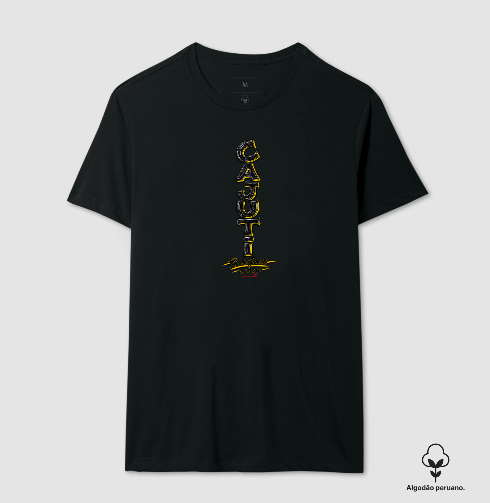 Cajuti - Bairro Carioca - Raiz - Camiseta Algodão Peruano