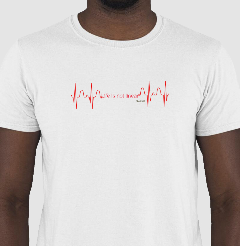Camiseta Regular - Life is not linear