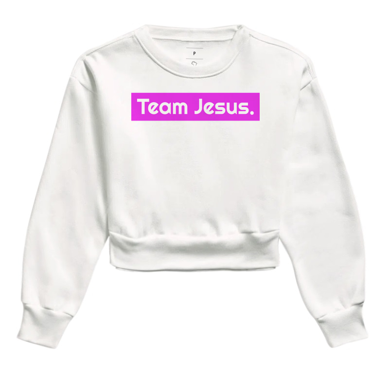 Cropped Moletom Team Jesus