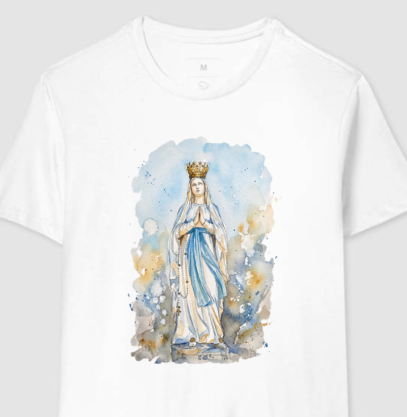 Nossa Senhora de Lourdes Aquarela