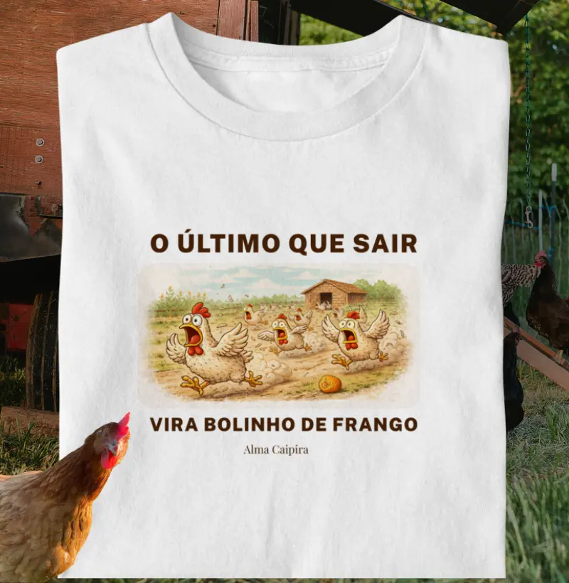 O último que sair vira bolinho de frango