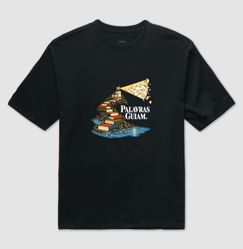 Palavras Guiam - Camiseta Oversized
