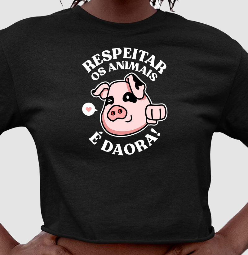 Respeitar os animais - Porco