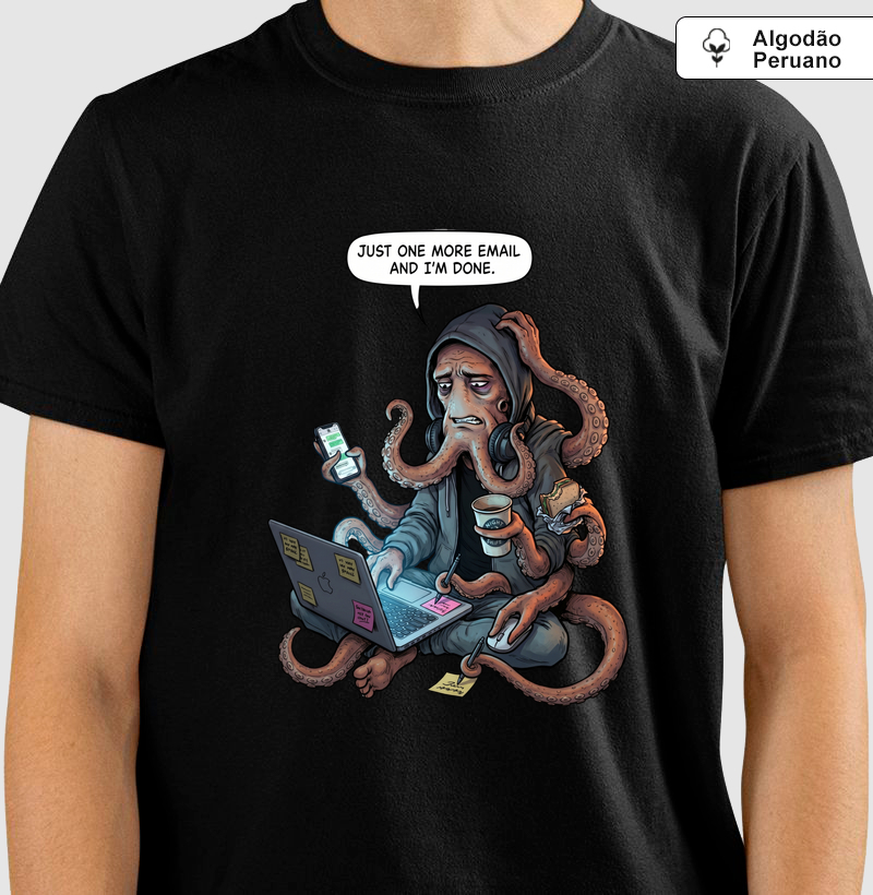 Camiseta Premium AROUA — Inbox Zero | Bicho Solto | Algodão Peruano Tanguis | Streetwear Cultural