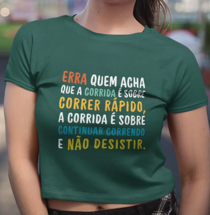 Correr e não desistir