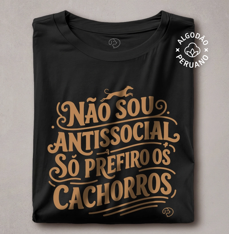Não sou antissocial, só prefiro cachorros