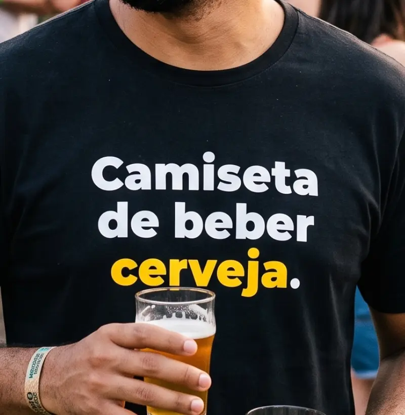 Camiseta de Beber Cerveja