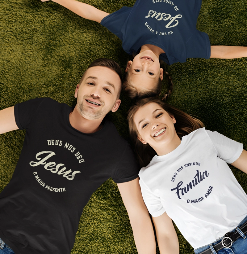 Camiseta Masculina Jesus, o maior presente