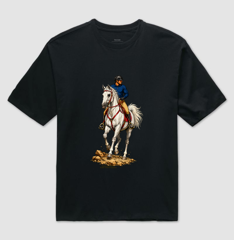 Árabe - Enduro Equestre. - Camiseta Oversized