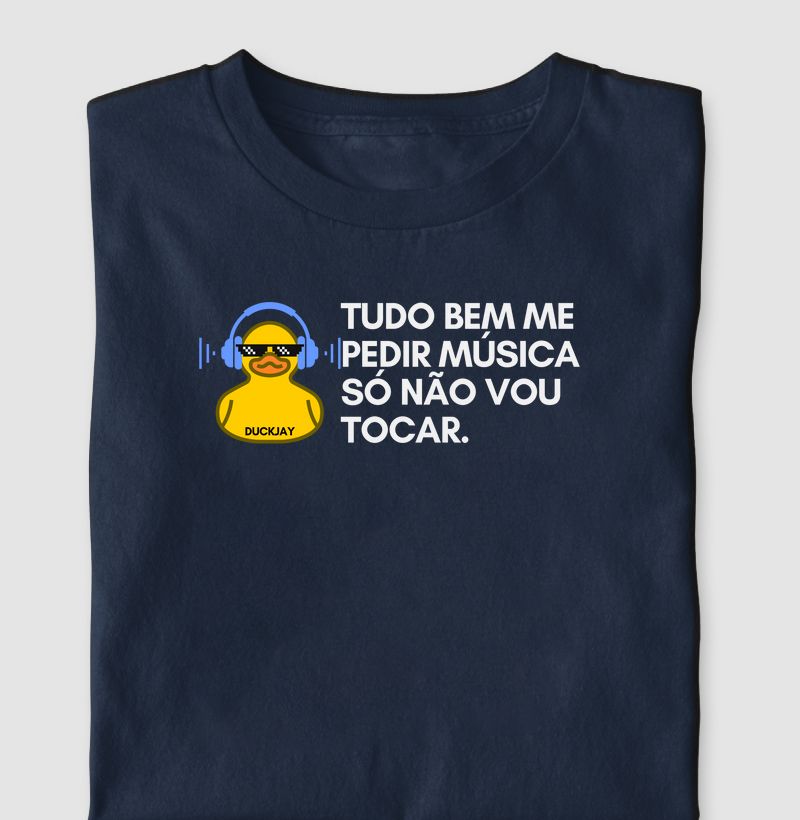Tudo bem me pedir música, só não vou tocar!