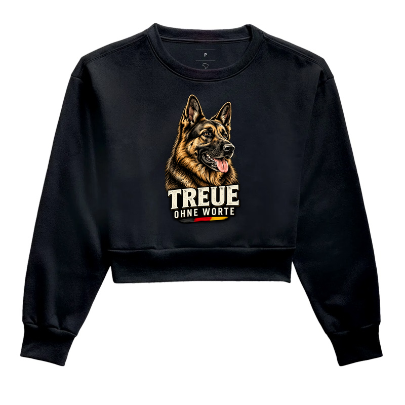 Treue ohne Worte - Cropped Moletom