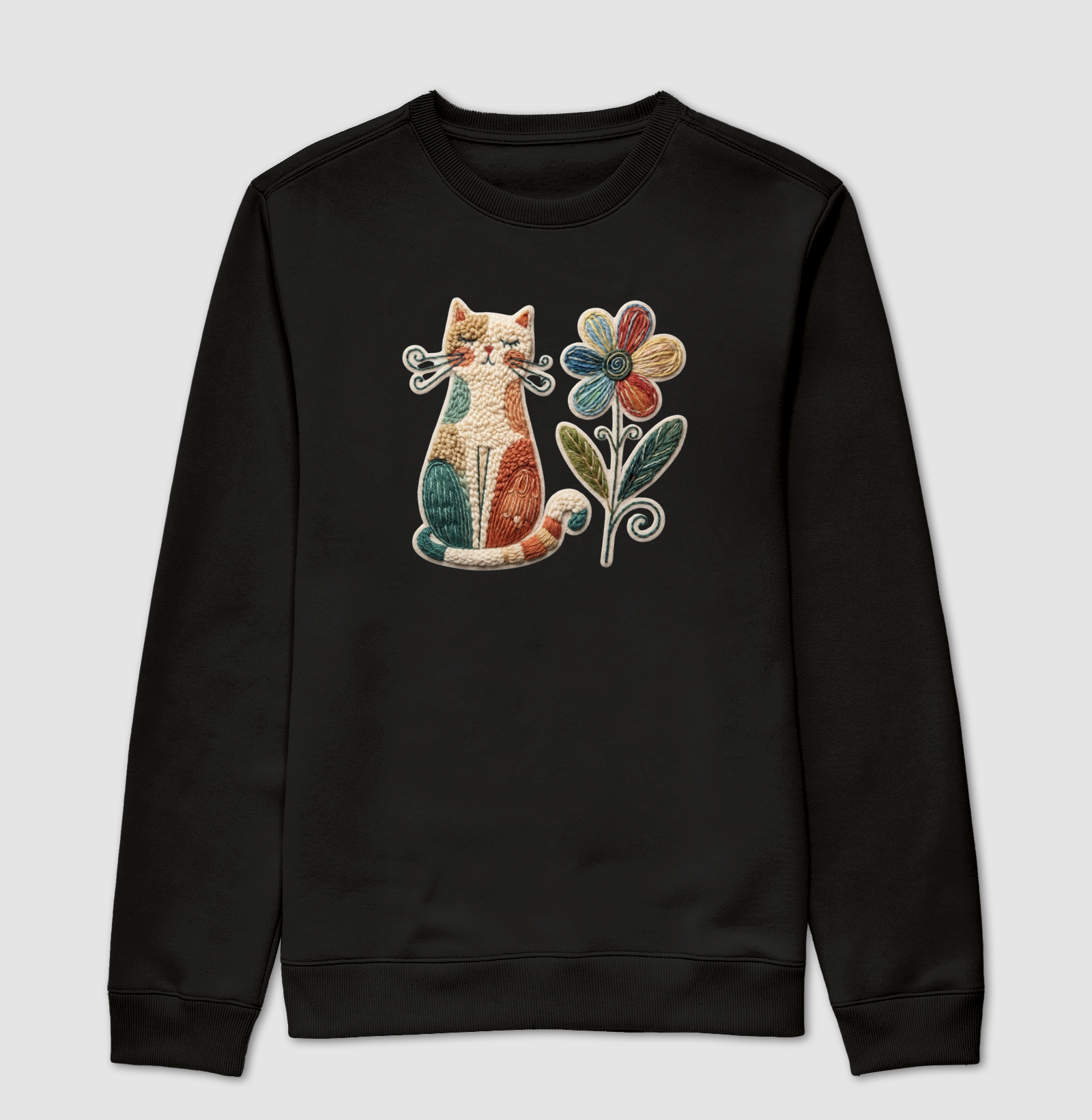 Gato de Bigode - Suéter Moletom