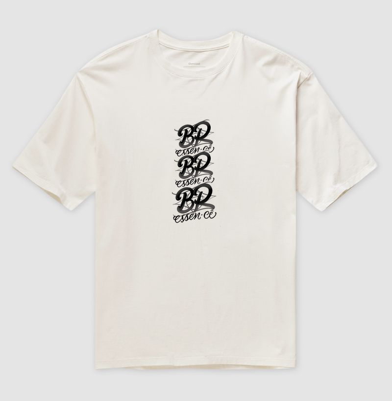 Camiseta oversized logo Br essen-cê