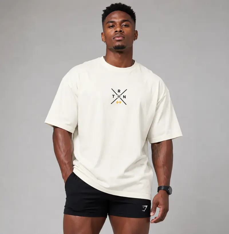 Camiseta Oversized TRN URBAN | Streetwear Fitness Premium para Academia e Lifestyle
