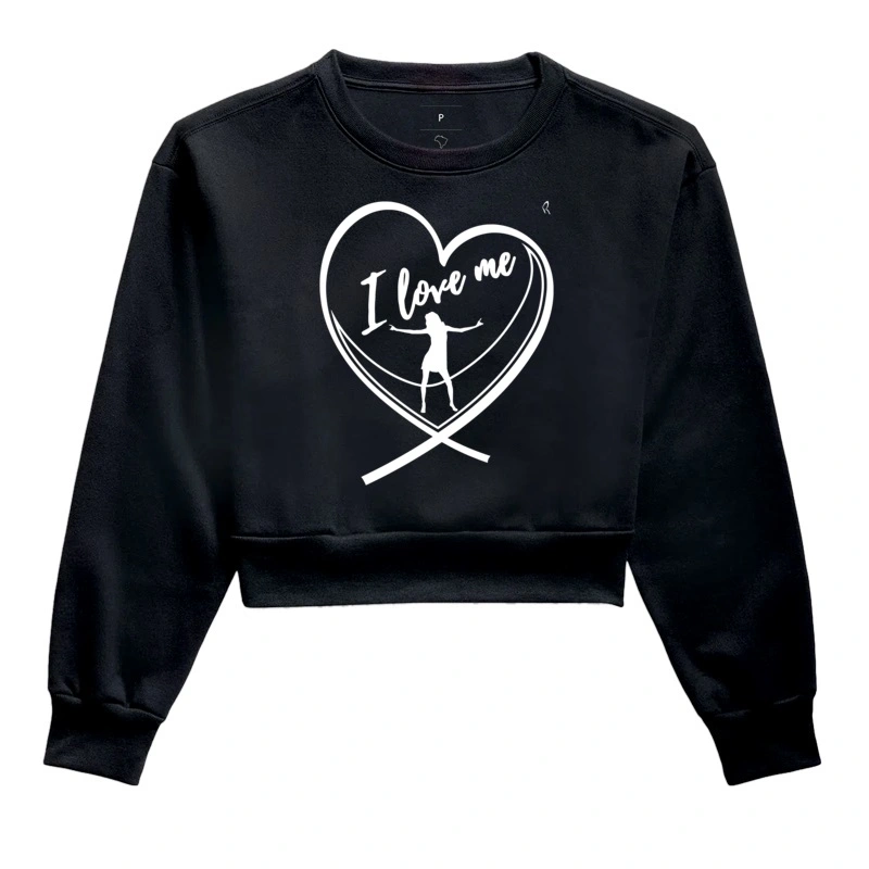 Moletom Cropped - I LOVE ME