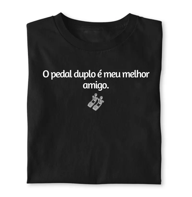 O pedal duplo é meu melhor amigo. 
