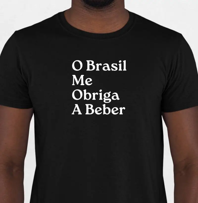 Camiseta Adulta - Brasil Obriga Beber