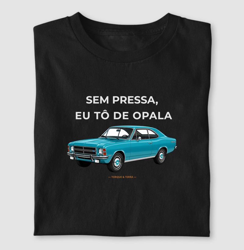 Sem pressa, eu tô de Opala - azul claro