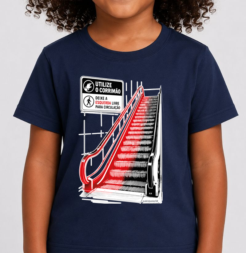 [ALCIR JUNIOR] DEIXE A ESQUERDA LIVRE - Camiseta Infantil