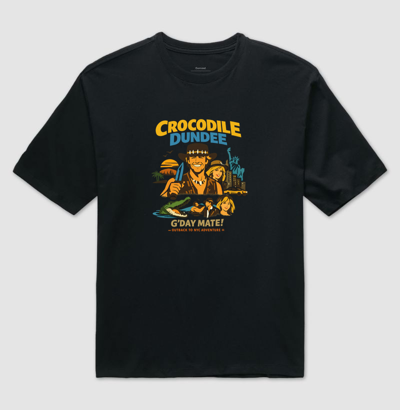 Camiseta Crocodilo Dundee Day Mate