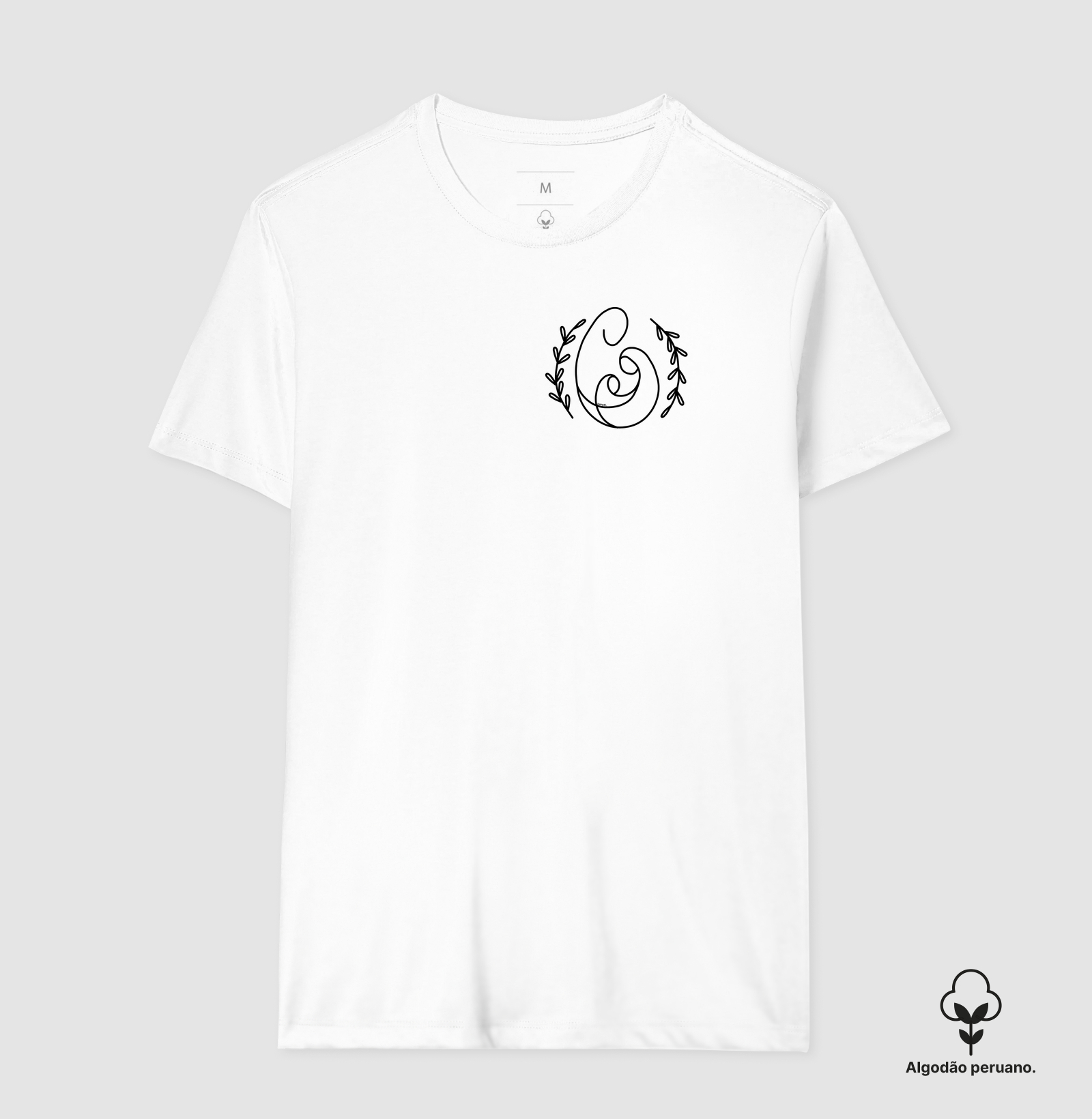Camiseta Algodão Peruano Domus