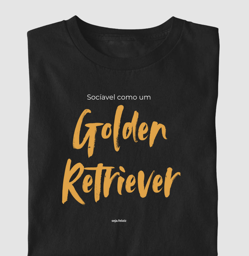 Sociável Como um Golden Retriever