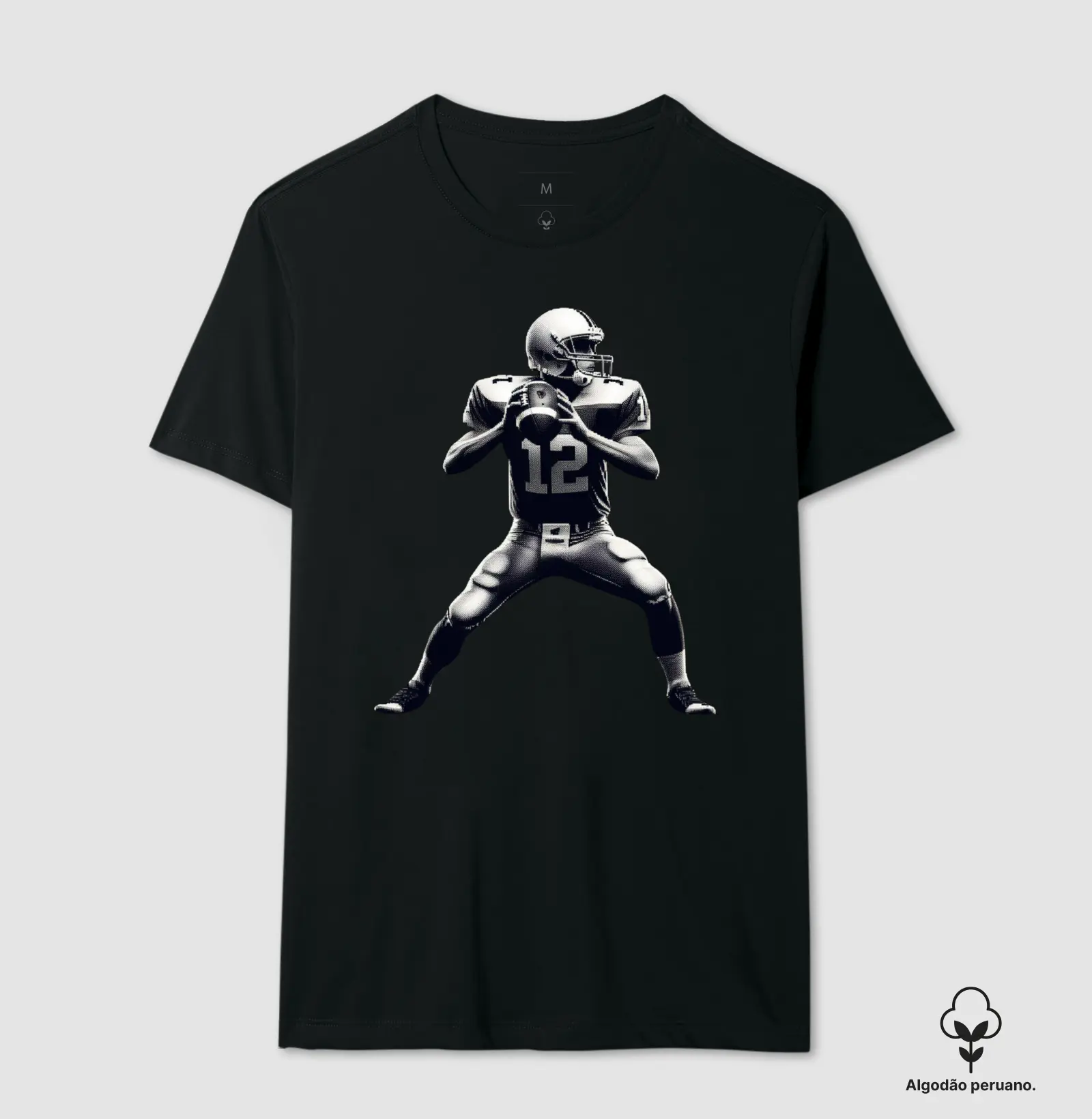 Camiseta algodão peruano QB Art