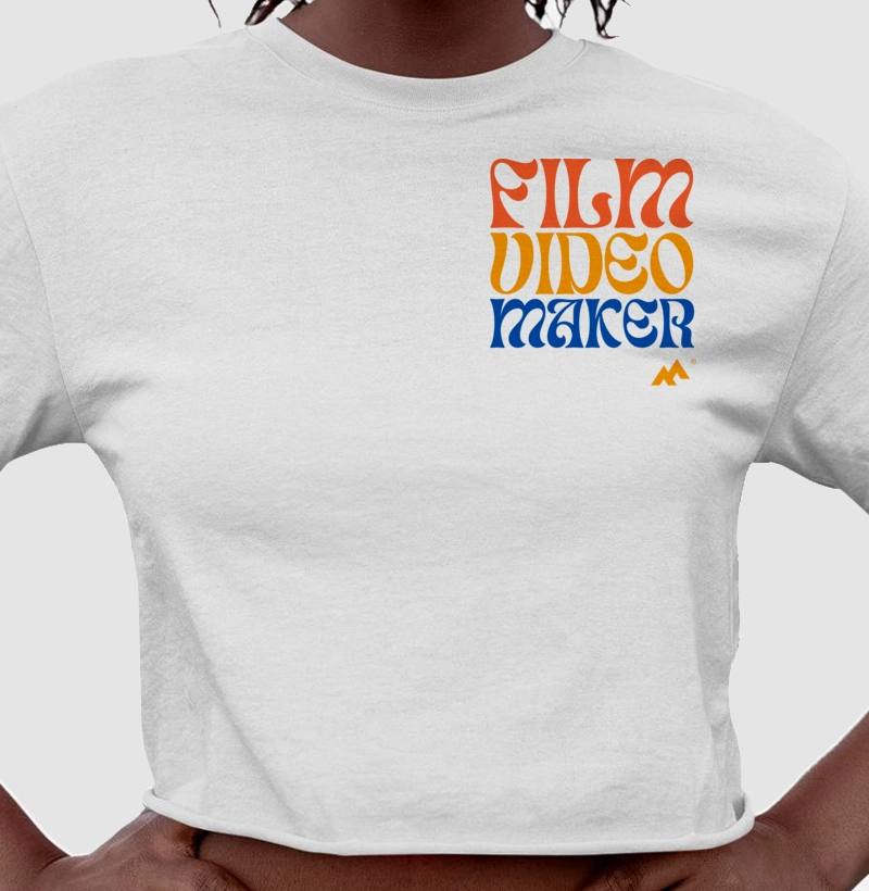 Film & Video Maker - Cropped Branca