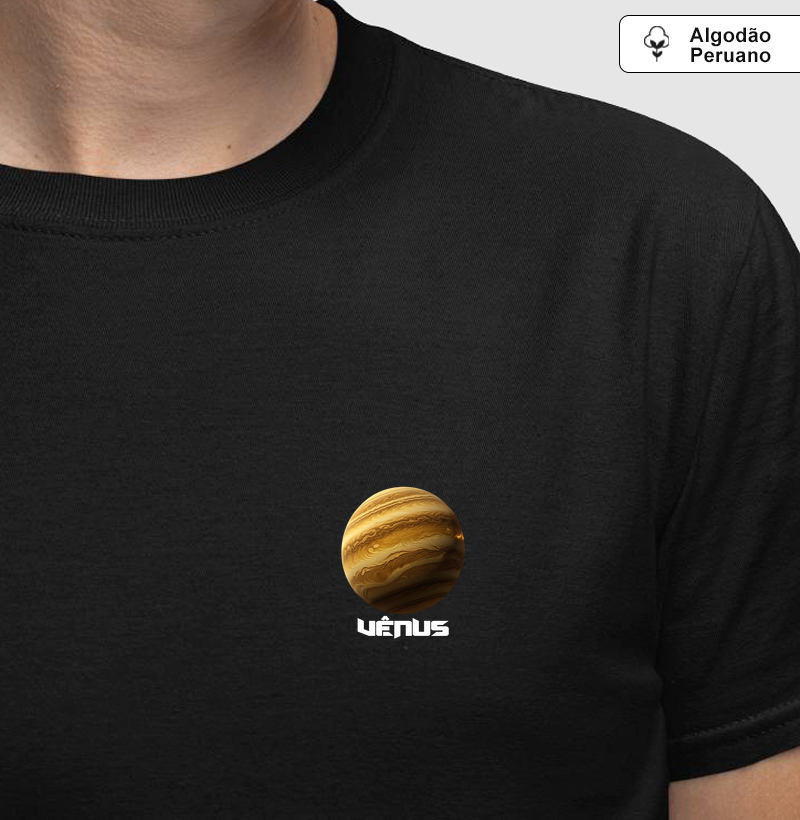 Vênus Pocket - Camiseta Algodão Peruano