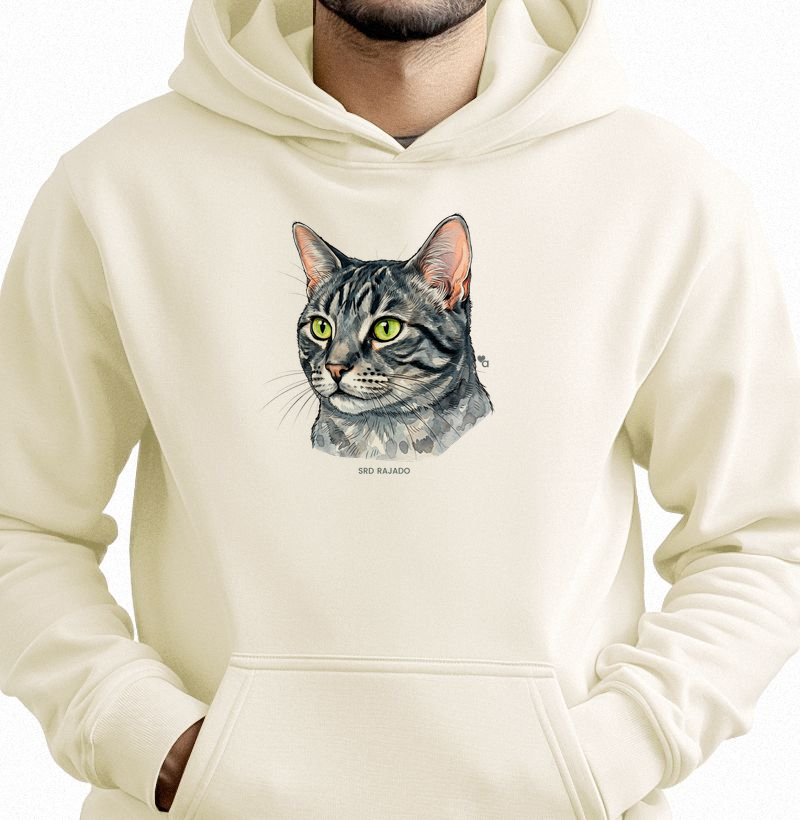 Gatos - SRD Rajado - Moletom Hoodie