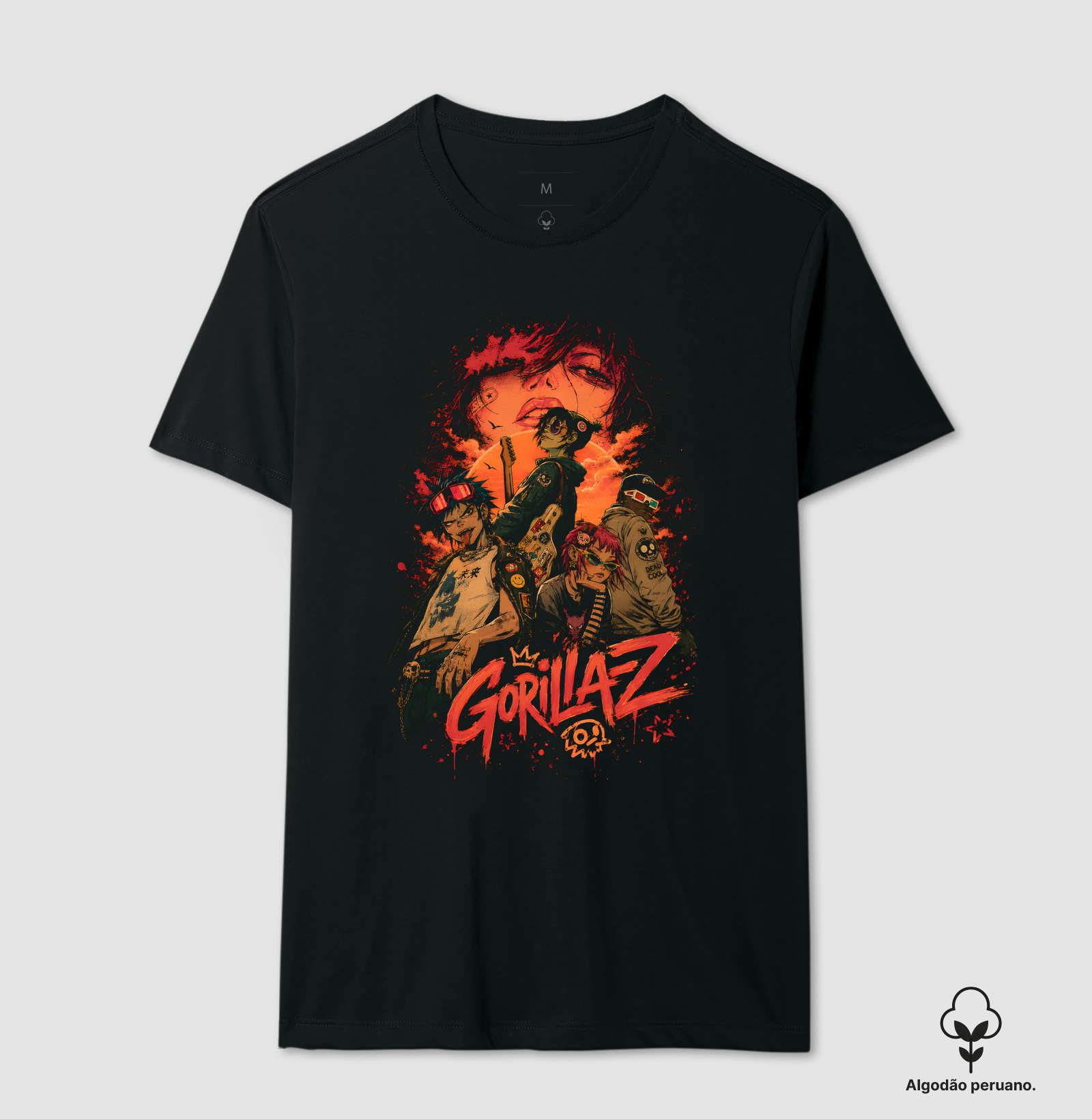 Camiseta Gorillaz Demon Days