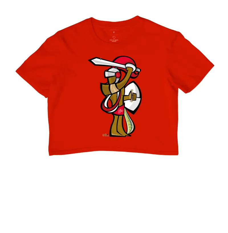 Cropped Caboclo de Ogum Colors Maria Patuá