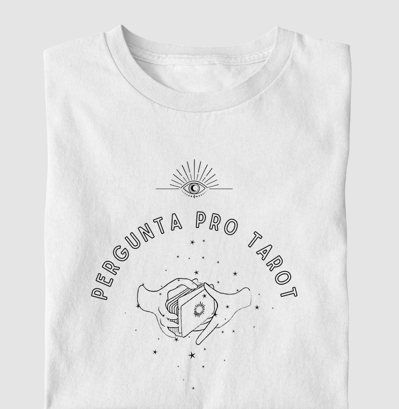 Camiseta Pergunta pro Tarot Preto
