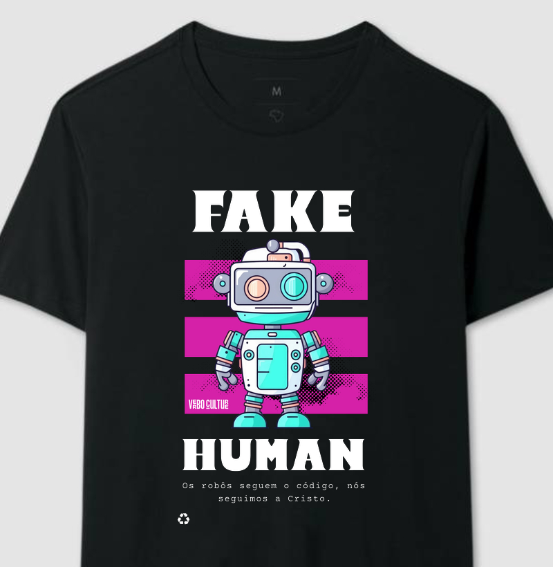 CAMISETA "FÉ NÃO É PROGRAMÁVEL"
