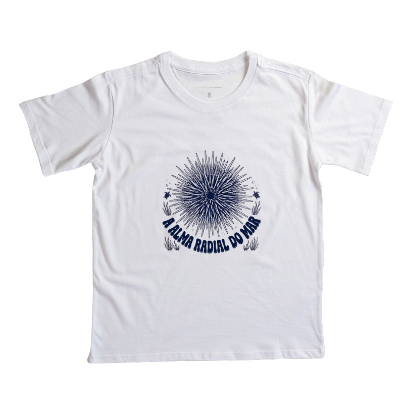 Camiseta A Alma Radial do Mar - (Ouriço do Mar)