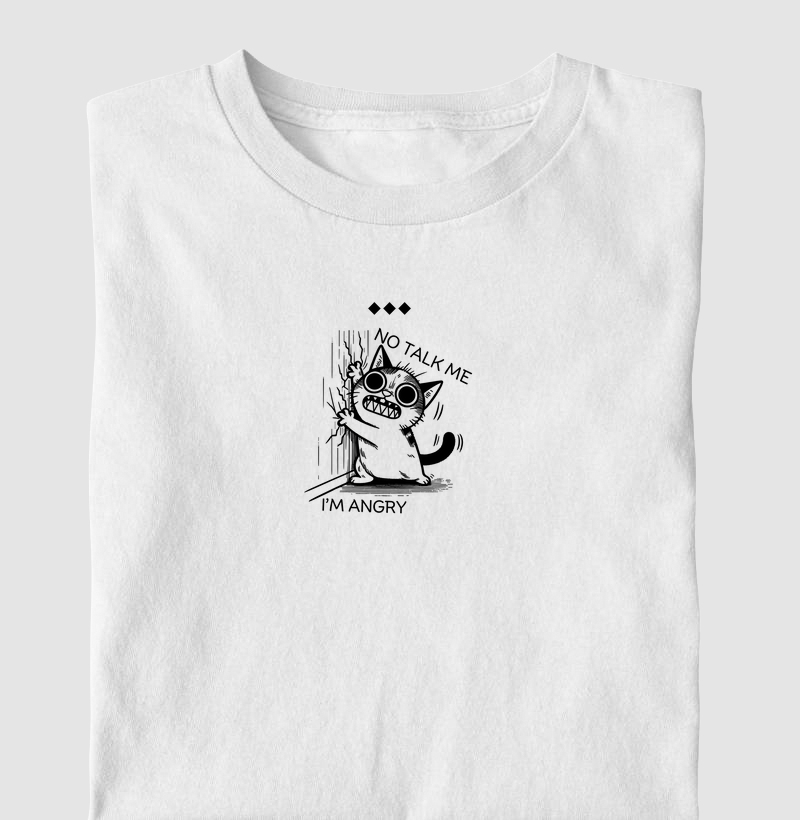 Camiseta Gato Im Angry