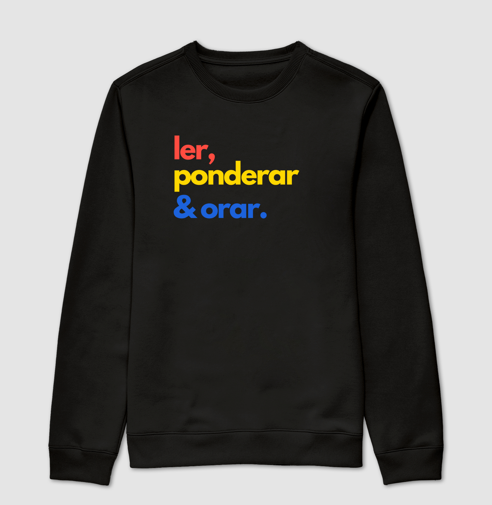 Ler, ponderar & orar - colorido