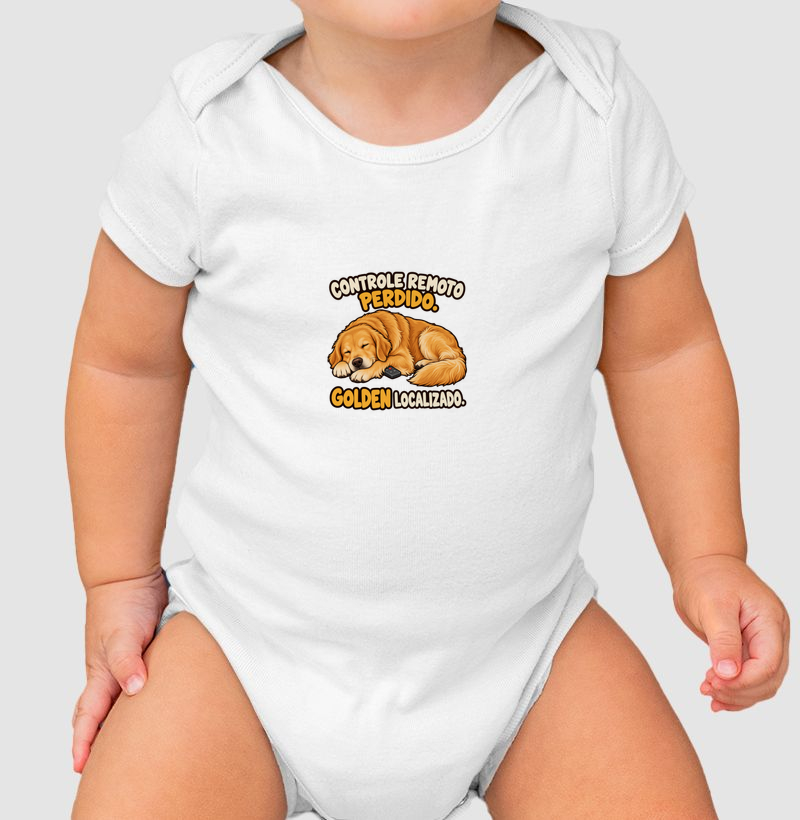 Controle remoto perdido. Golden localizado. - Body Infantil