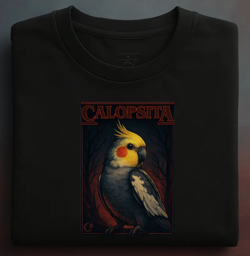 Camiseta Calopsita Upside Down