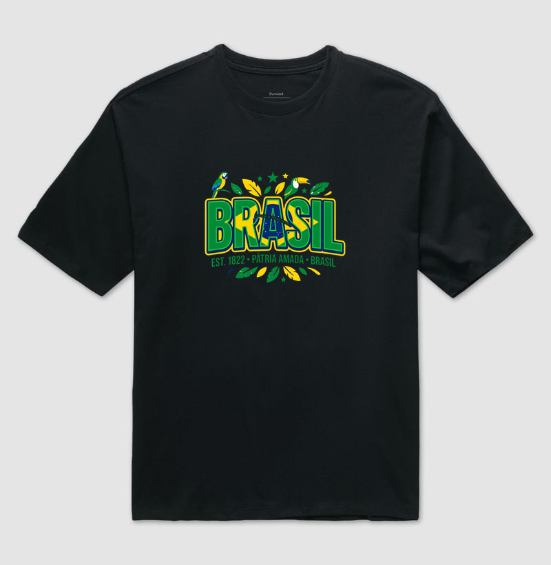 🇧🇷 CAMISETA BRASIL — PÁTRIA AMADA 🇧🇷
